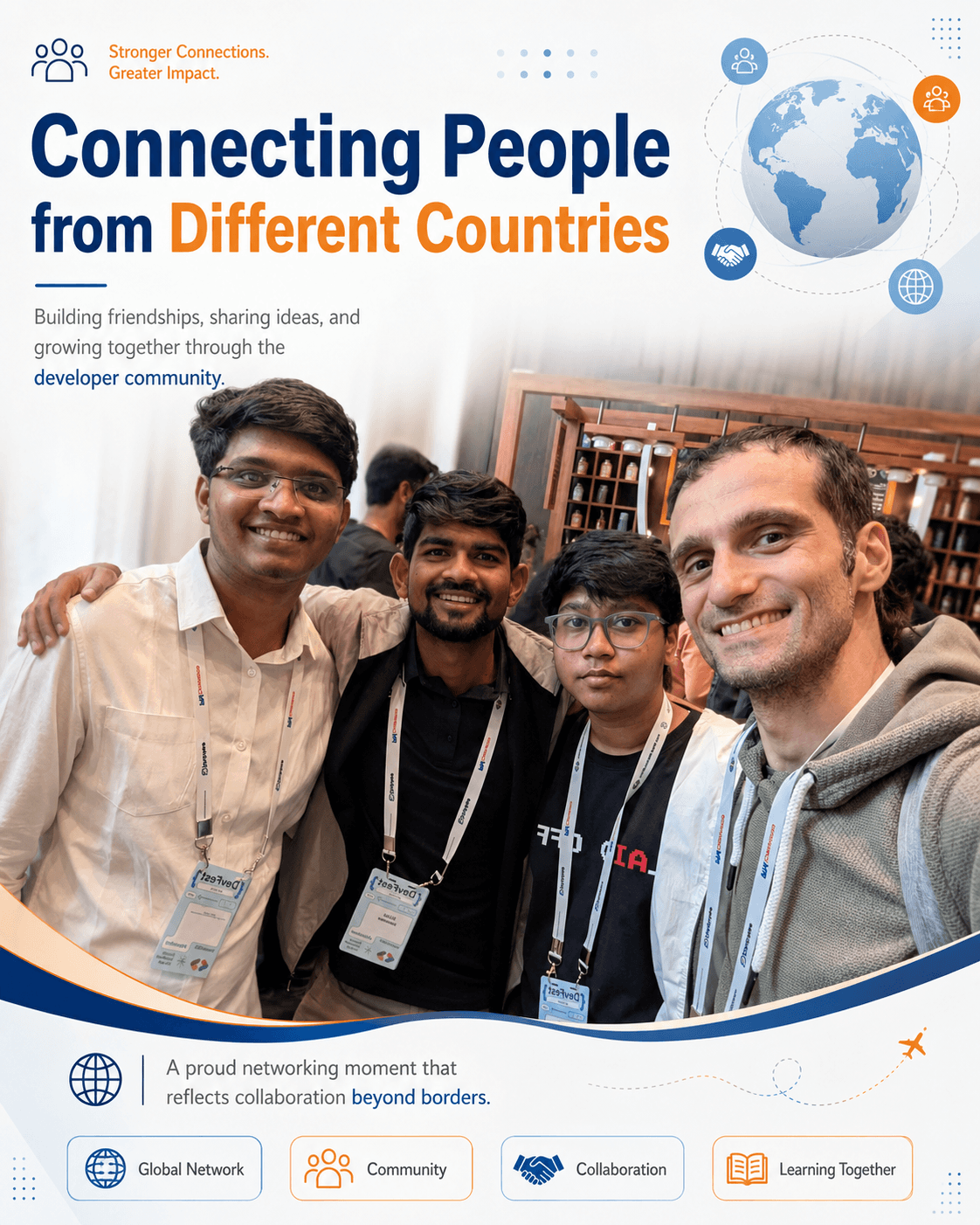 Connecting with students and developer communities