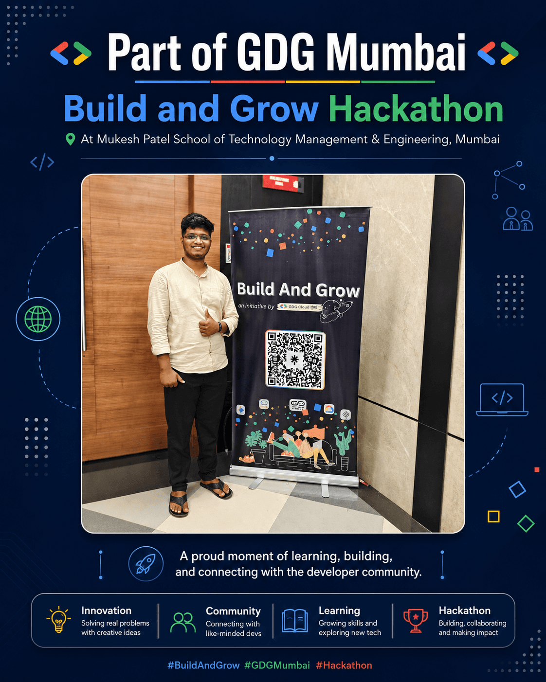 GDG Hackathon and developer community learning